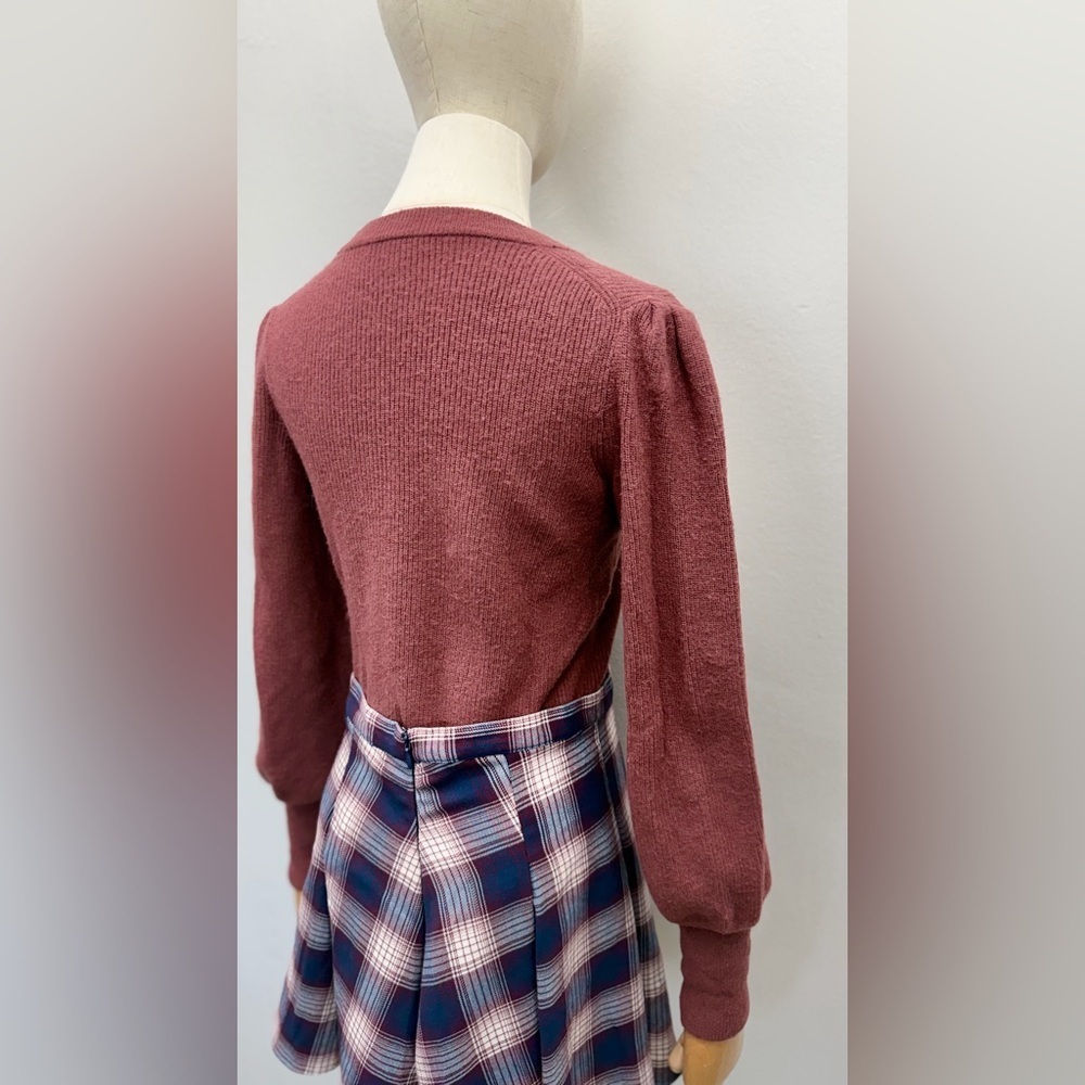 Madewell Women's Rich Red Crew Neck Sweater Size S - Picture 5 of 12